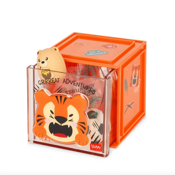 Stapelbare Schreibtischbox «Tiger» von Legami