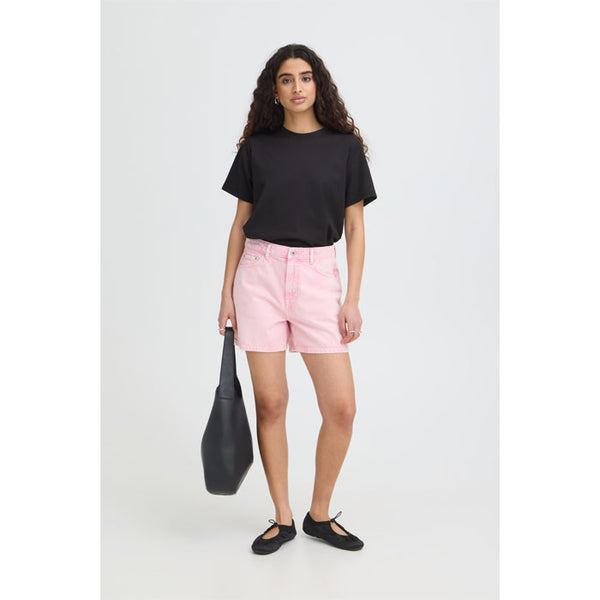Jeansshorts «Avena» in washed rosa von ICHI