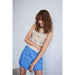 Jeansshorts «Barcy» in blau von ICHI