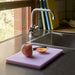 Slice Chopping Board medium in red von HAY
