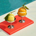 Slice Chopping Board medium in red von HAY