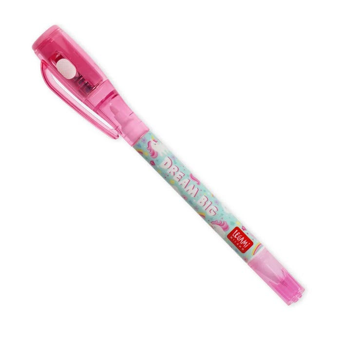 Stift mit Unsichtbarer Tinte «Magic Pen Unicorn» von Legami