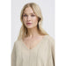 Strickshirt «Mobbe» in beige von b.young