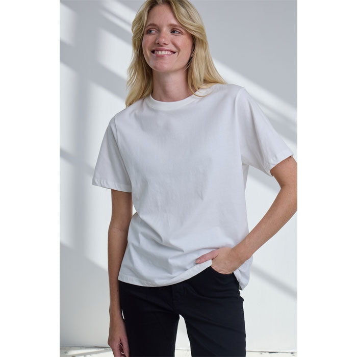 T-Shirt «Palmer» in cloud dancer von ICHI