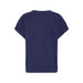 T-Shirt «Pandinna» V-neck in blau von b.young