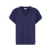 T-Shirt «Pandinna» V-neck in blau von b.young