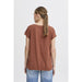 T-Shirt «Rebel» in braun von ICHI