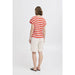 T-Shirt «Santo» in rot/weiss von b.young