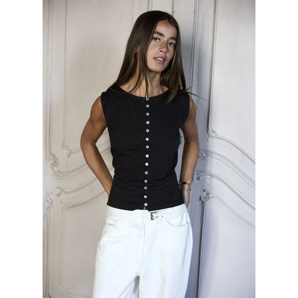 T-Shirt «Sari» in schwarz von ICHI