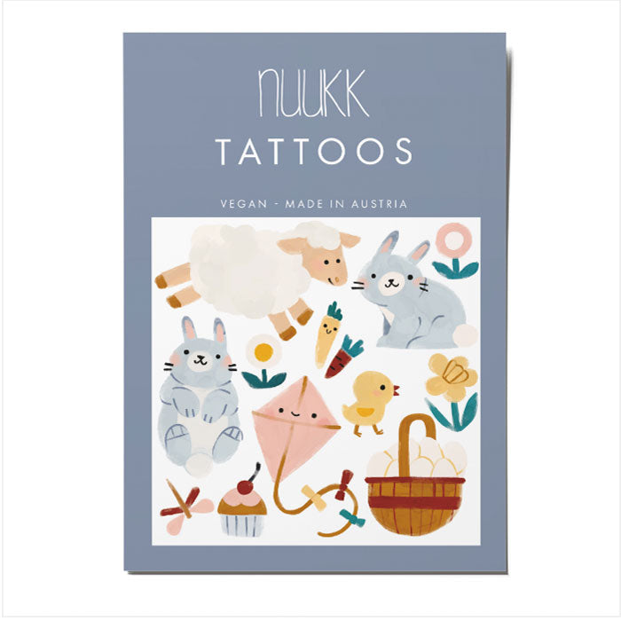 Organic Tattoo «Ostertiere» von Nuukk