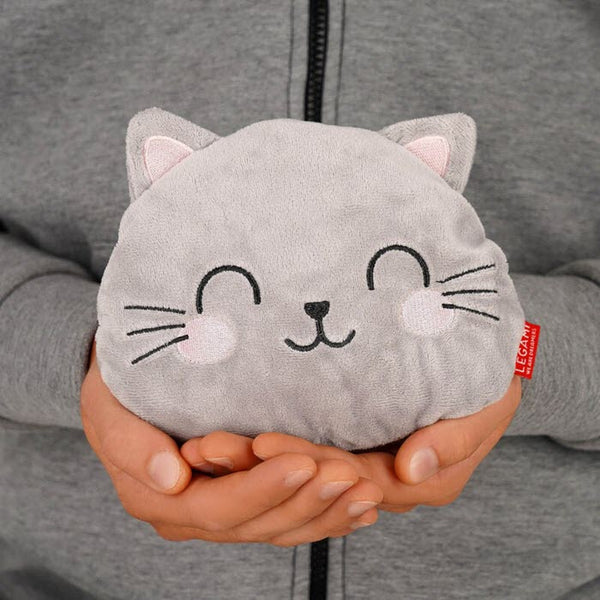 Mini-Thermokissen mit Leinsamen «Kitty» von Legami