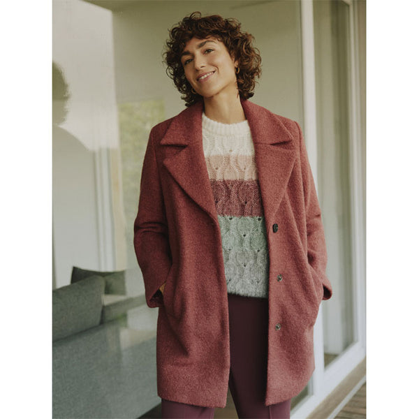 Wollmantel «Cecilia» in roan rouge von b.young