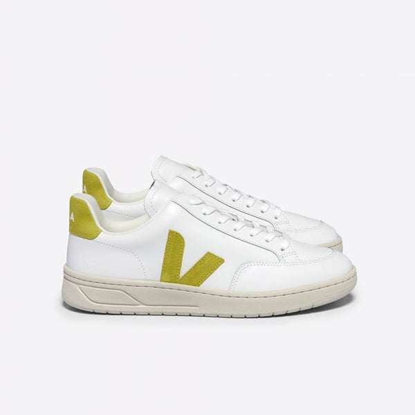 Sneakers «V-12 Leather» in Extra-White Liquor von VEJA