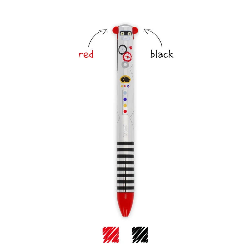 Zweifarbiger Kugelschreiber - Click&Clack «Robot» von Legami