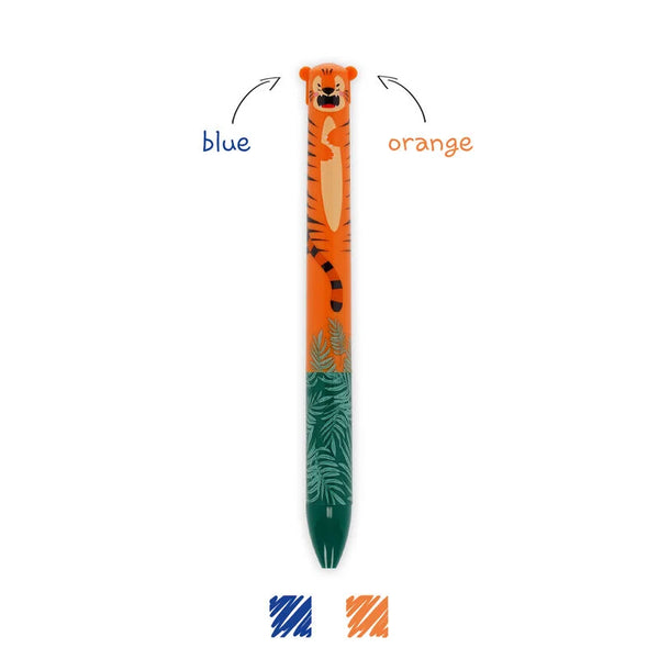 Zweifarbiger Kugelschreiber - Click&Clack «Tiger» von Legami