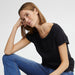 T-Shirt «PAMILA» in black von b.young - Gr. XS