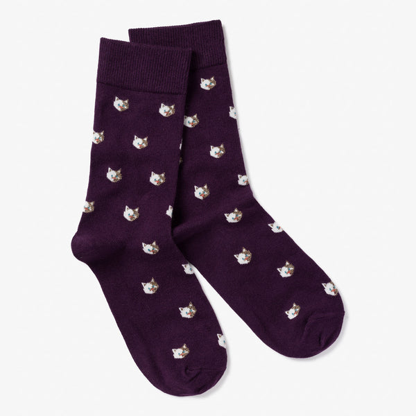 Socken Frauen «Duchesse» in Violette von Royalties