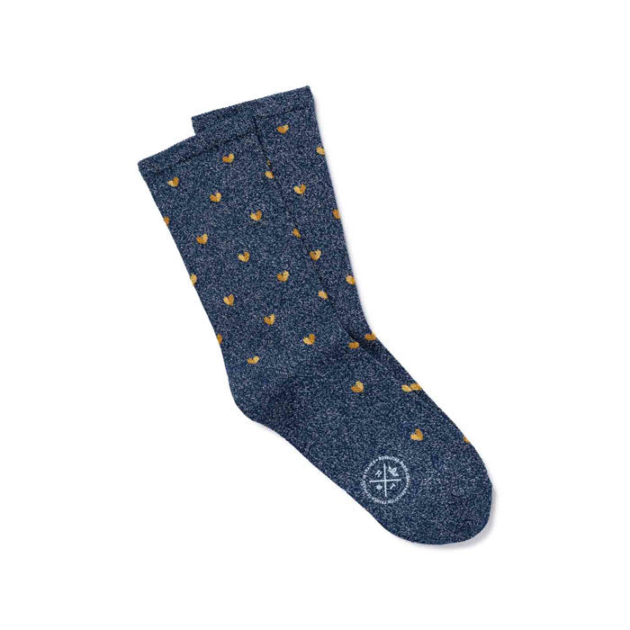 Socken Frauen «Love» Indigo von Royalties