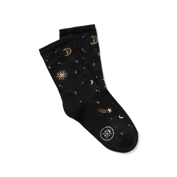 Socken Frauen «Moon» Nero von Royalties