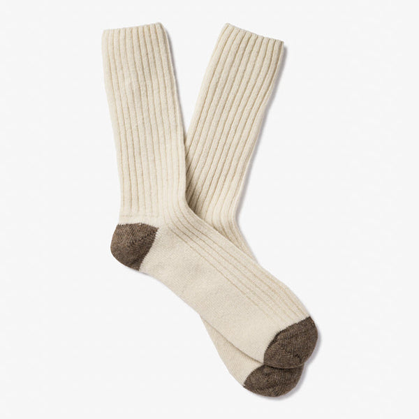 Socken Frauen «Benjamin» in Ecru von Royalties
