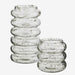 Glass vase «Clear stone finish» von Madam Stoltz