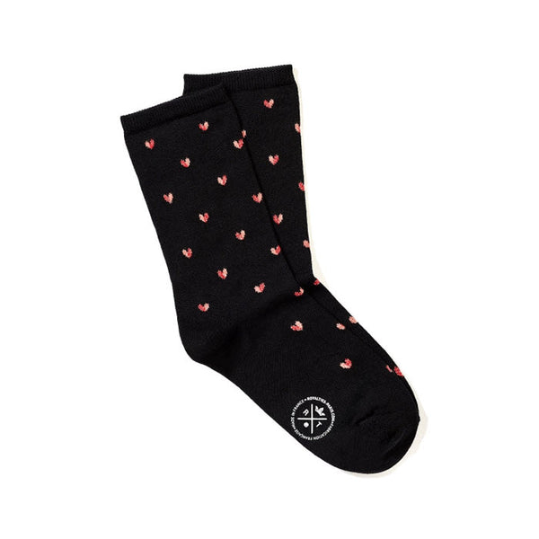Socken Frauen «LOVE» Nero von Royalties