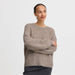 Strickpulli «Miller» in humus melange von B.young