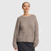 Strickpulli «Miller» in humus melange von B.young