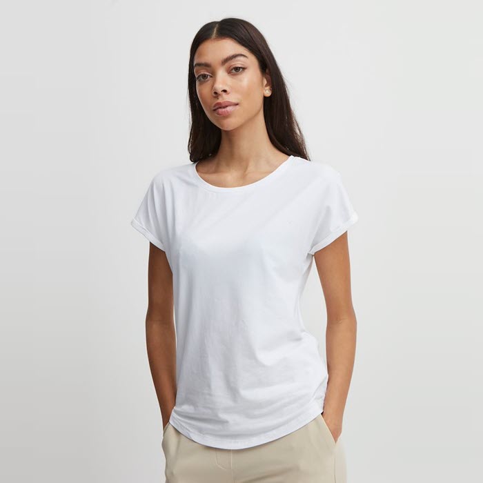 T-Shirt «PAMILA» in optical White von b.young