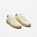 Sneakers «V-82, Grained Leather» in Pure Calcaire Black von VEJA