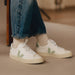 Sneakers «Campo Chromfree Leather» in Extra White Macha von VEJA