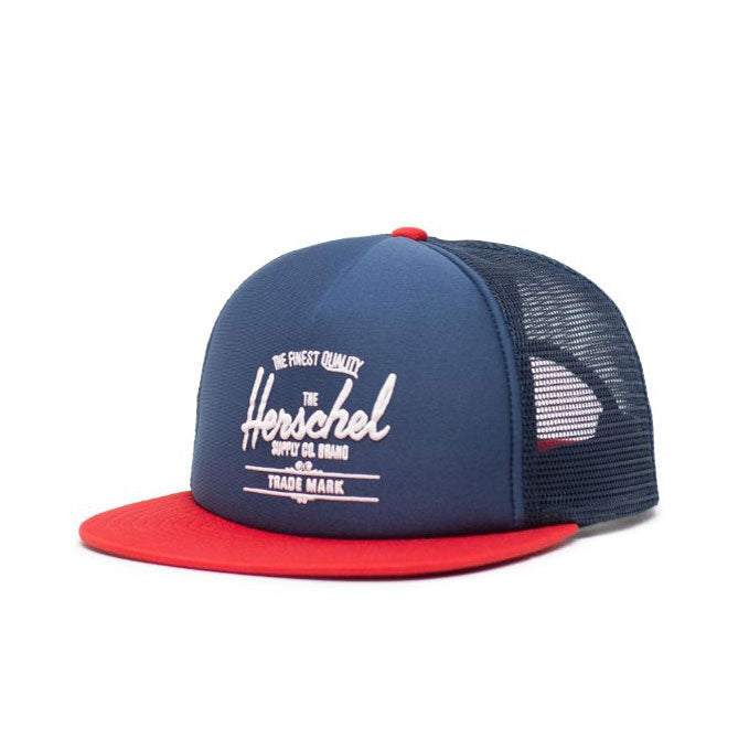 Herschel Cap Adults «Whaler Mesh» in navy/red