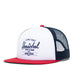 Herschel Cap Adults «Whaler Mesh» in White/Peacoat/Tango