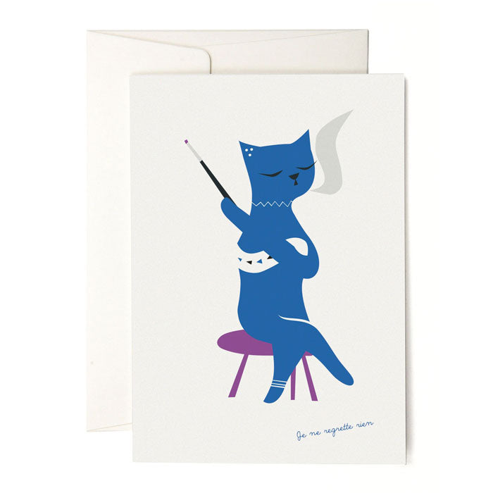 Karte «Blue Cat» von pleased to meet