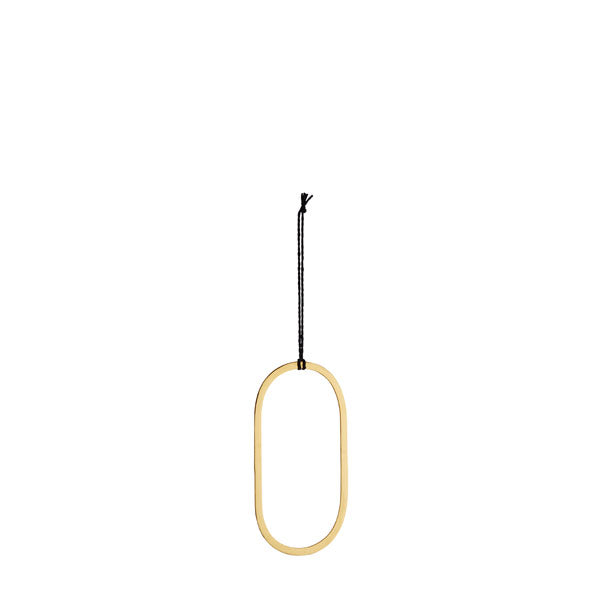 Hanging Oval in gold von Madam Stoltz