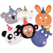 Party Animals Set mit 6 Tiermasken