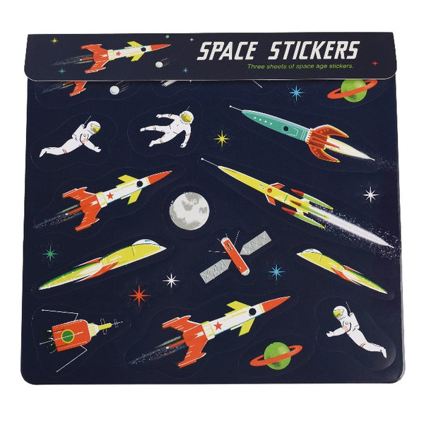 3er-Set Sticker Sheet Space Age von REX