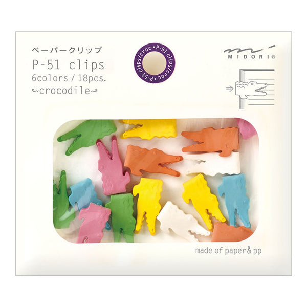 P-51 Clips Crocodile 18 pcs von Midori