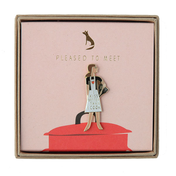 Pin «I kiss better than I cook» von Pleased to meet