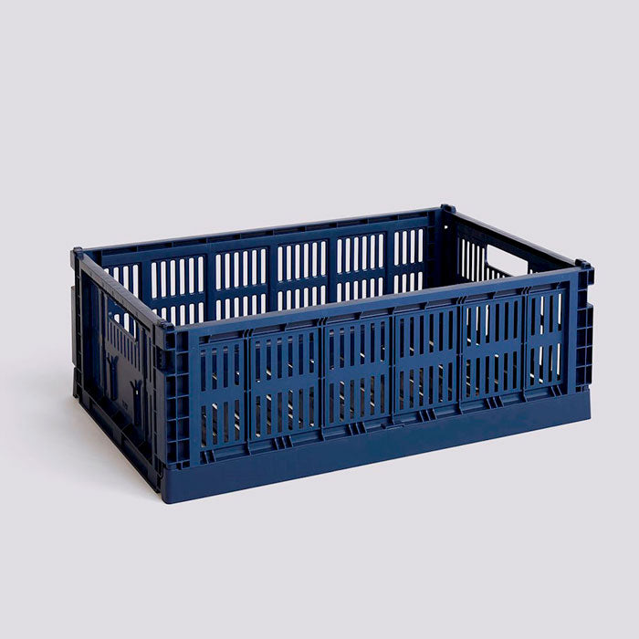 Colour Crate L in Dark blue von HAY