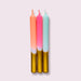 3er-Set Kerzen Dip Dye X-Mas «X-Mas Fireworks» von Pink Stories