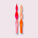 2er-Set Kerzen Dip Dye Curly «Miami Edition Pink» von Pink Stories