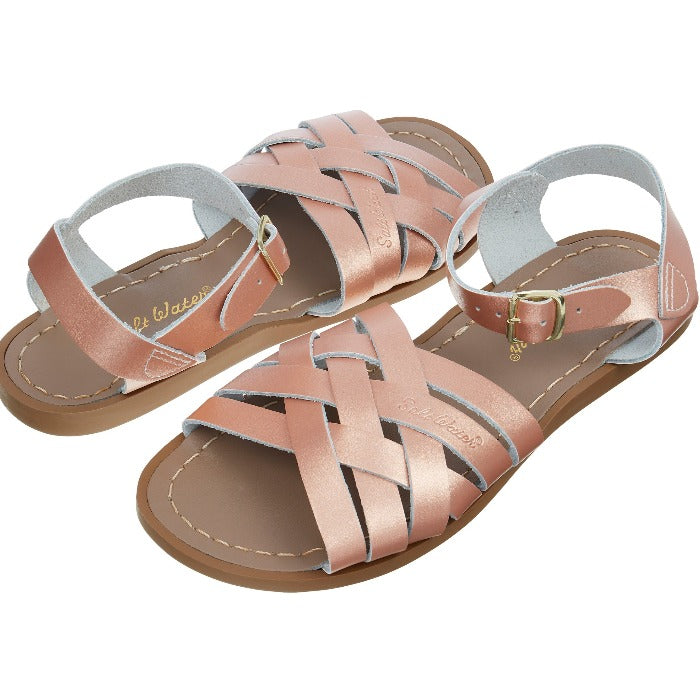 Salt Water Sandalen «RETRO» rose gold