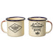 Emaille Espresso-Tassen «ADVENTURE» cream von Wild & Wolf - weloveyoulove
 - 3