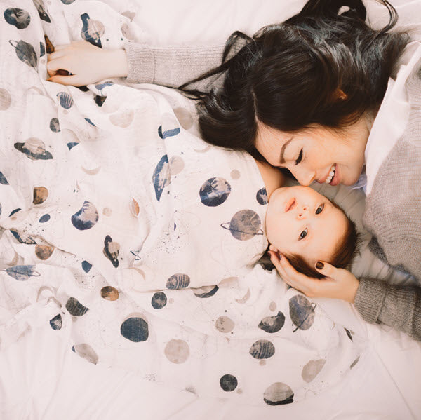 Swaddle Cotton Muslin «Planetary» von Little Unicorn