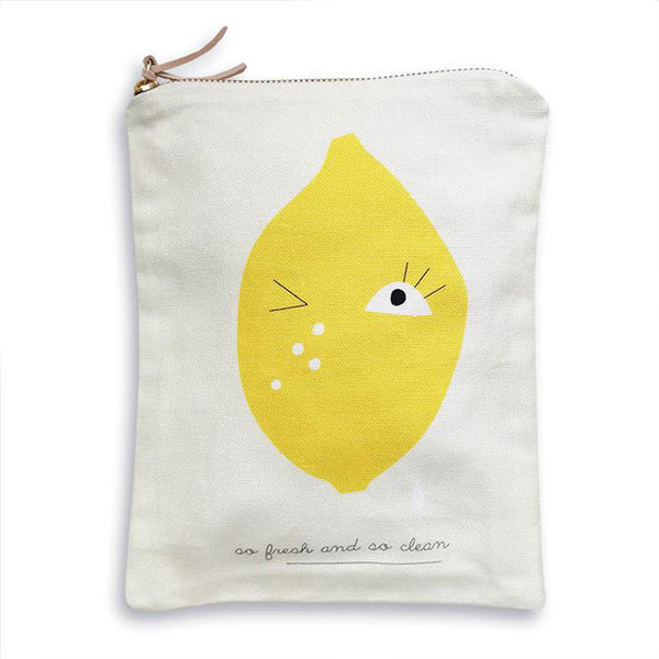 Baumwolltasche «Lemon» von Pleased to meet