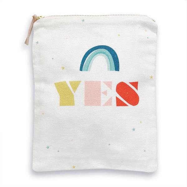 Baumwolltasche «Yes» von Pleased to meet