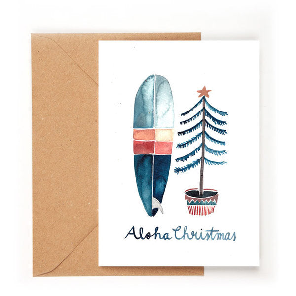 Karte Aloha Christmas von Gretas Schwester