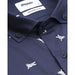Hemd «Man on the moon» in blau - Gr. S + M - von Brava Fabrics