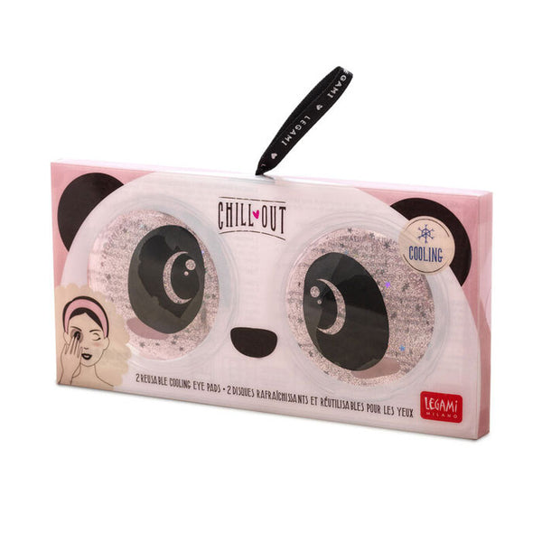 Wiederverwendbare Panda Augenpads von Legami